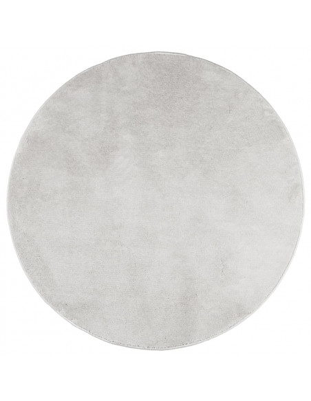 Tappeto OVIEDO a Pelo Corto Grigio Ø 200 cm