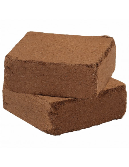 Blocchi in Fibra di Cocco 2 pz 5 kg Ciascuno 10 kg Totale