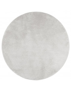 Tappeto OVIEDO a Pelo Corto Grigio Ø 120 cm