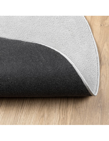 Tappeto OVIEDO a Pelo Corto Grigio Ø 120 cm