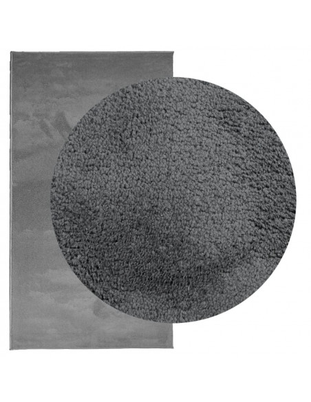 Tappeto OVIEDO a Pelo Corto Antracite 60x110 cm