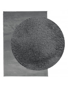 Tappeto OVIEDO a Pelo Corto Antracite 140x200 cm 2