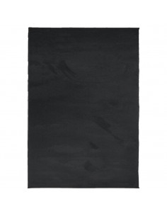 Tappeto OVIEDO a Pelo Corto Nero 160x230 cm