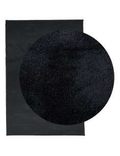 Tappeto OVIEDO a Pelo Corto Nero 160x230 cm 2