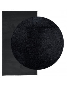 Tappeto OVIEDO a Pelo Corto Nero 60x110 cm 2