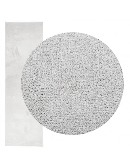 Tappeto OVIEDO a Pelo Corto Grigio 80x250 cm