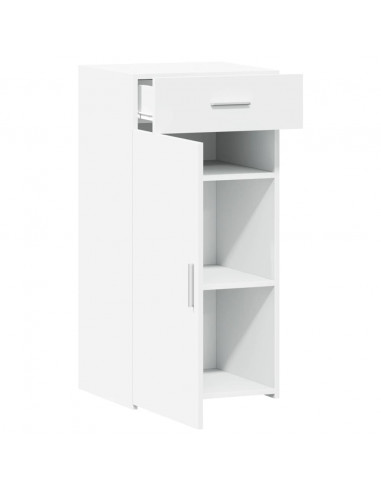 Credenza Bianca 45x42,5x93 cm in Legno Multistrato