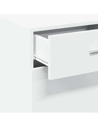 Credenza Bianca 45x42,5x93 cm in Legno Multistrato