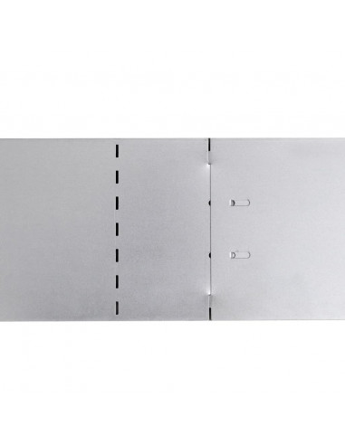 Set 10 pz Bordo prato flessibile in acciaio galvanizzato 100 x 14 cm