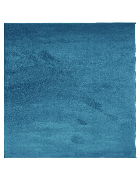 Tappeto OVIEDO a Pelo Corto Turchese 200x200 cm