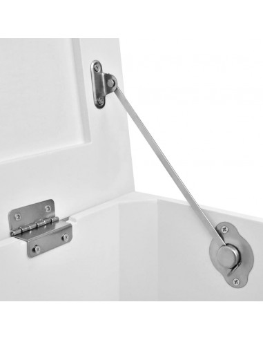 Set 2 Pezzi Cassapanche Bianche