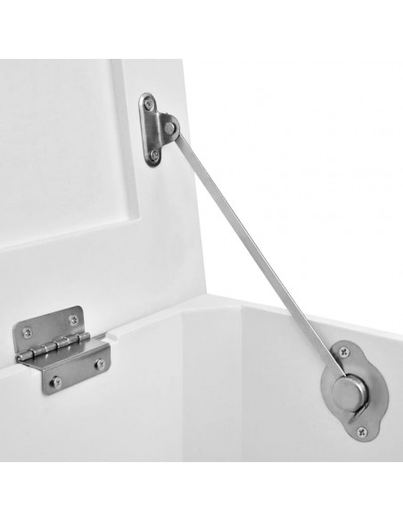 Set 2 Pezzi Cassapanche Bianche