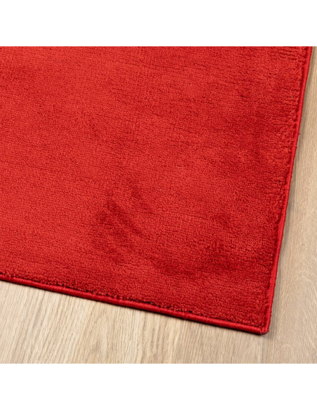 Tappeto OVIEDO a Pelo Corto Rosso 80x250 cm