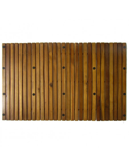 Set 3 pz Stuoia per bagno in acacia 80 x 50 cm