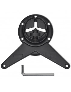 Set 4 gambe nere per tavolo regolabili in altezza 1100 mm