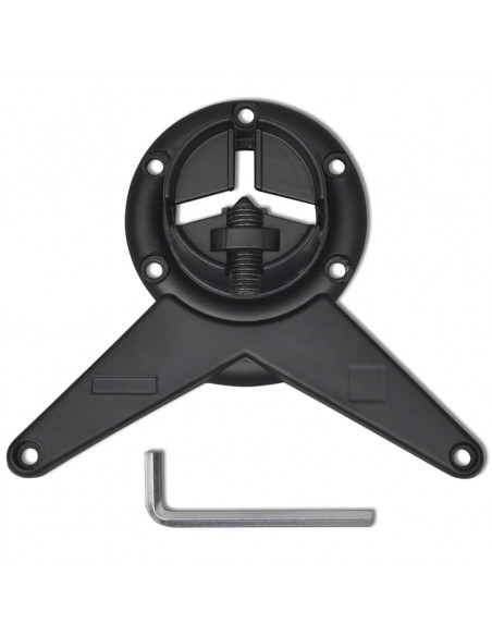 Set 4 gambe nere per tavolo regolabili in altezza 1100 mm