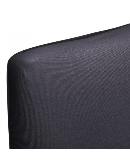 Set 4 pz Fodera elastica per sedie antracite