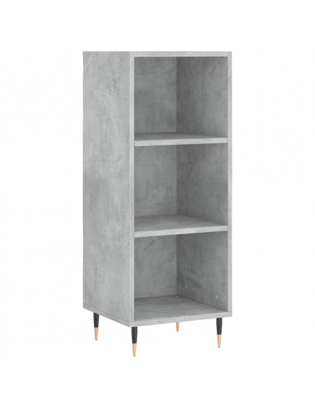 Credenza Grigio Cemento 34,5x32,5x90 cm in Legno Multistrato