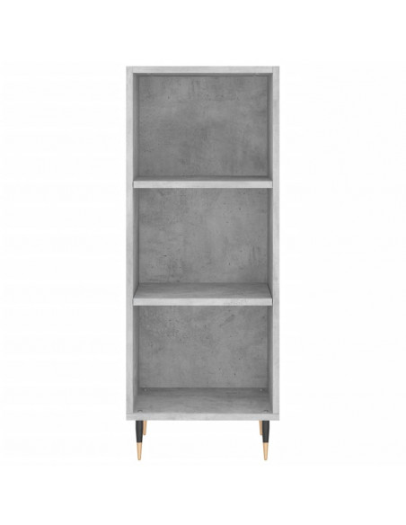 Credenza Grigio Cemento 34,5x32,5x90 cm in Legno Multistrato