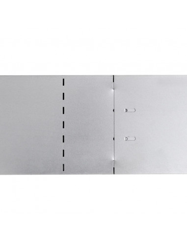 Set 5 pz Bordo prato flessibile in acciaio galvanizzato 100 x 14 cm