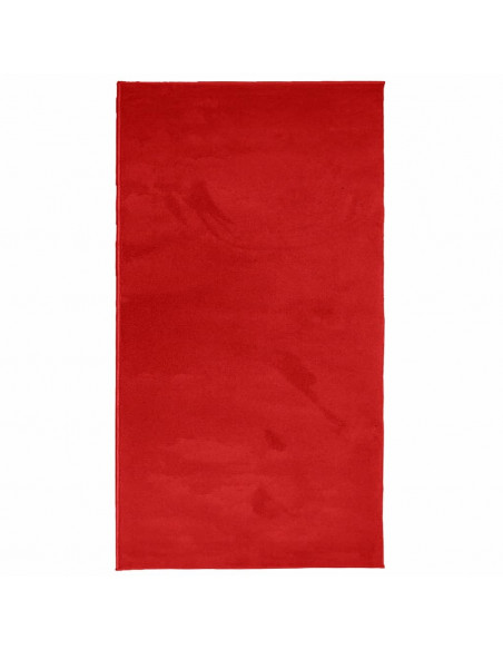 Tappeto OVIEDO a Pelo Corto Rosso 60x110 cm