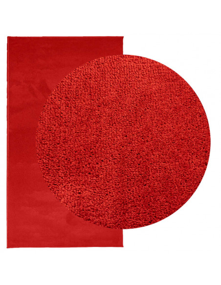 Tappeto OVIEDO a Pelo Corto Rosso 60x110 cm