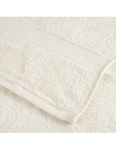 Set Asciugamani 12 pz Crema 600 gsm 100% Cotone