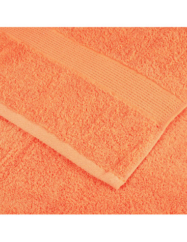 Set Asciugamani 6 pz Arancioni 600 gsm 100% Cotone