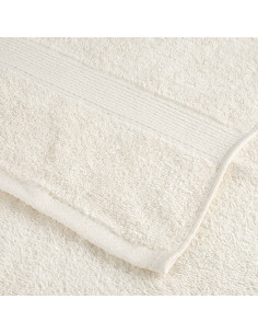 Set Asciugamani 6 pz Crema 600 gsm 100% Cotone