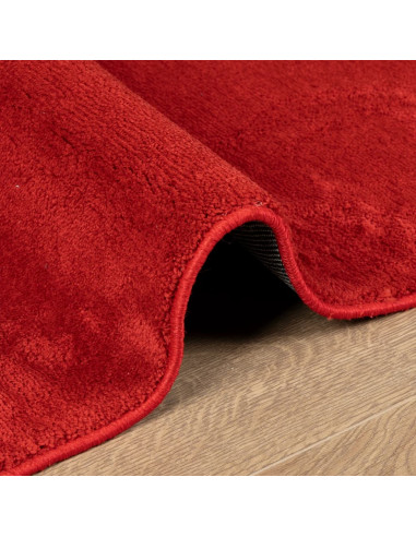 Tappeto OVIEDO a Pelo Corto Rosso 140x200 cm
