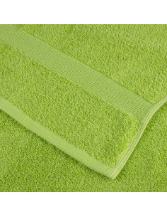 Set Asciugamani 6 pz Verde Mela 600 gsm 100% Cotone