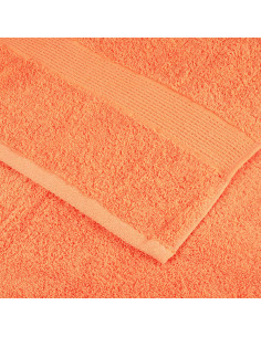 Set Asciugamani 8 pz Arancioni 600 gsm 100% Cotone 2