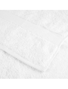 Set ASciugamani 8 pz Bianchi 600 gsm 100% Cotone