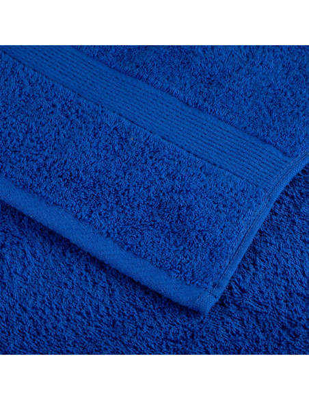 Set Asciugamani 8 pz Blu 600 gsm 100% Cotone