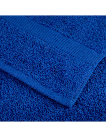 Set Asciugamani 8 pz Blu 600 gsm 100% Cotone
