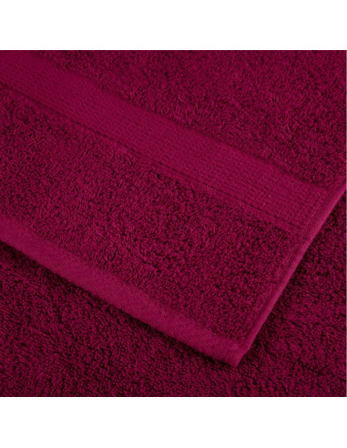 Set ASciugamani SOLUND 8 pz Bordeaux 600 gsm