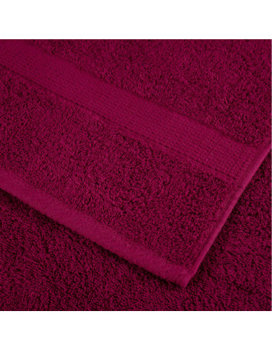 Set ASciugamani SOLUND 8 pz Bordeaux 600 gsm
