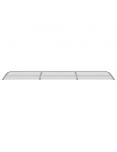 Tettoia per Porta Grigia 300x75 cm in Policarbonato