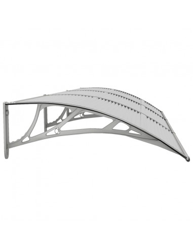 Tettoia per Porta Grigia 300x75 cm in Policarbonato