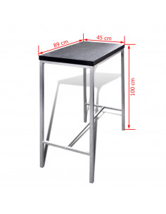 Set Banco da Bar e Colazione Alto