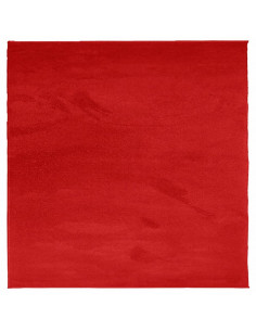 Tappeto OVIEDO a Pelo Corto Rosso 160x160 cm
