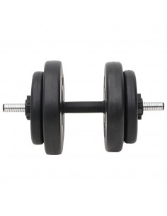 Set Bilanciere Curl e Manubri con Dischi 60 kg
