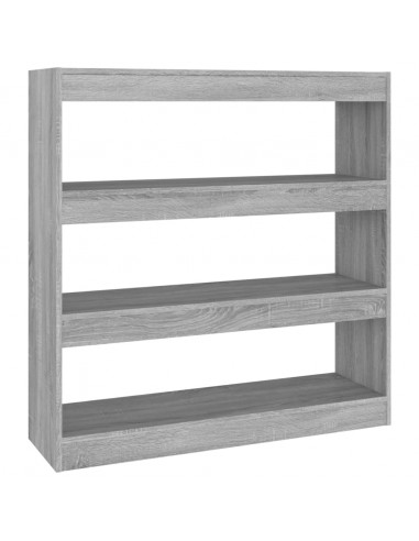 Libreria/Divisorio Grigio Sonoma 100x30x103 cm