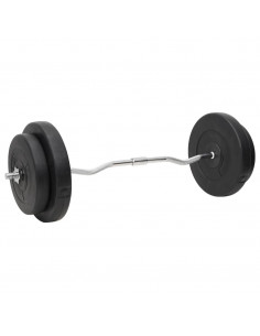 Set Bilanciere e Manubri con Dischi 90 kg