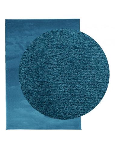 Tappeto OVIEDO a Pelo Corto Turchese 160x230 cm