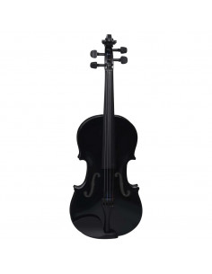 Set Completo Violino con Arco e Mentoniera Nero 4/4 2