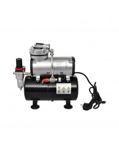 Set Compressore Aerografo con 2 Pistole