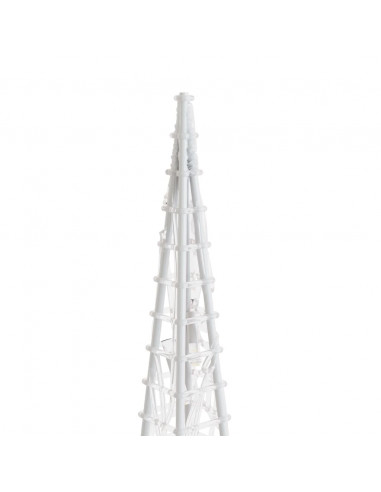 Set Coni Luce LED Decorativi Acrilici Bianco Freddo 30/45/60cm
