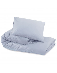 Set Copripiumino Grigio 140x200 cm in Cotone 2