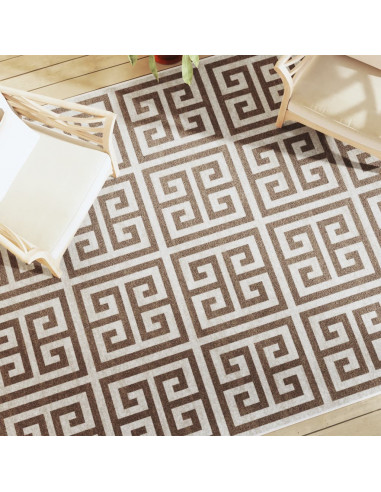 Tappeto a Pelo Corto Multicolore 190x300 cm Interni/Esterni